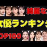 「美人女優100名の中で堂々の一位が決定！」動画を投稿しました